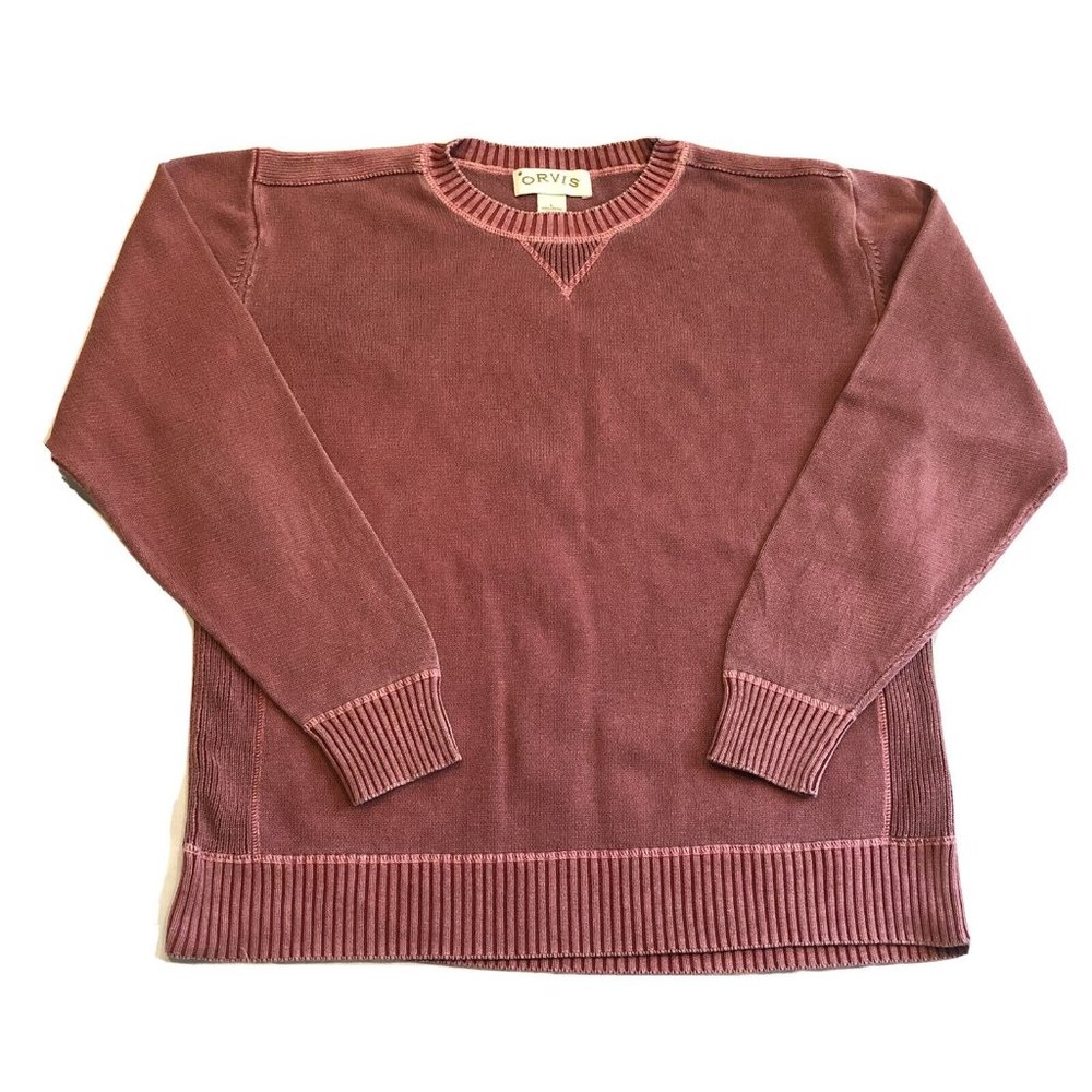 Orvis Dusty Rose Crewneck Sweater